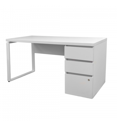 Masa Urban+Box Încorporat White 1500×680 (Box partea dreaptă)