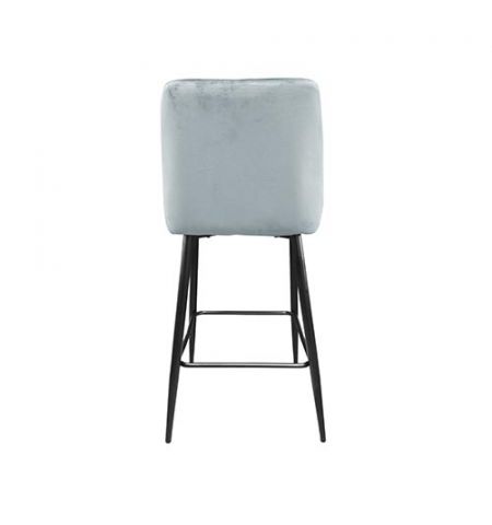 Scaun de Bar Clasic Light Blue HLR-61+Black Legs