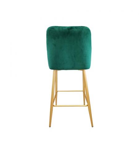 Scaun de Bar Clasic Green HLR 56+Gold Legs