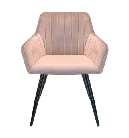 Scaun Iris~Pudra+Black Legs