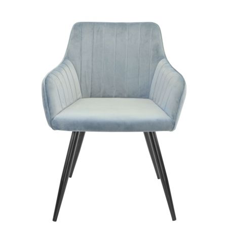 Scaun Iris Light Blue HLR61+Black Legs