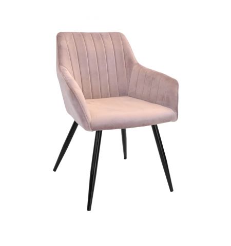 Scaun Iris~Pudra+Black Legs