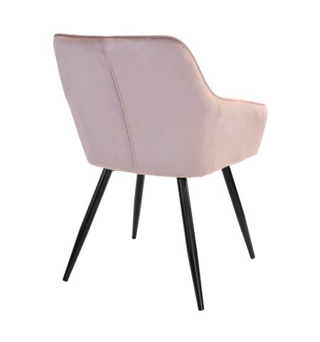 Scaun Iris~Pudra+Black Legs