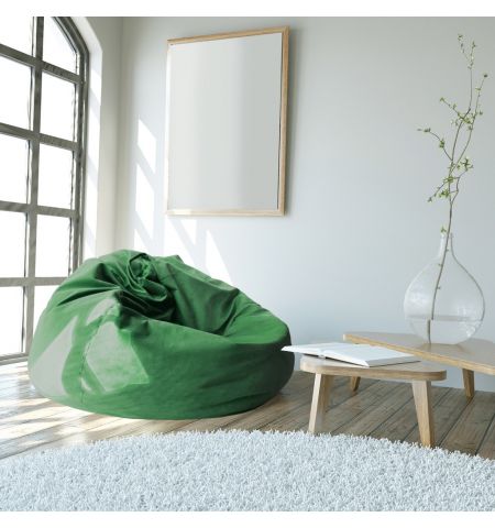 Fotoliu puf Bean Bag Color/Stofă Ø 95 Green