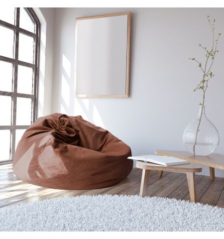 Fotoliu puf Bean Bag Color/Stofă Ø 95 Brown