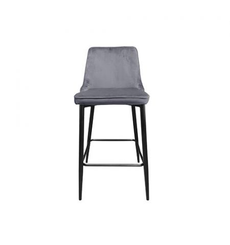 Scaun de bar Clasic Grey HLR 23 +Black Legs