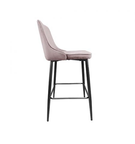 Scaun de Bar Clasic Pudra HLR-25+Black Legs