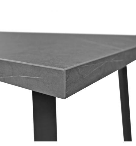 Masă FRIDA Marmură Neagră+Black Legs 180×90