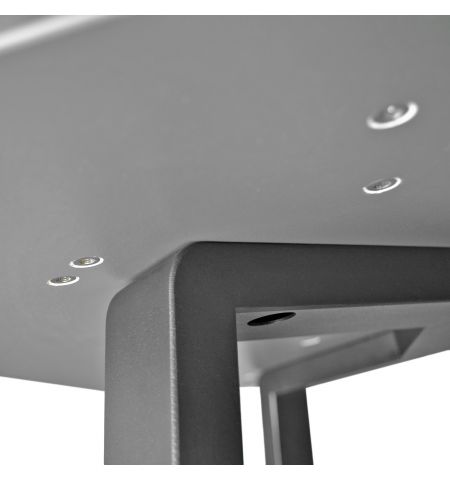 Masă FRIDA Marmură Neagră+Black Legs 180×90