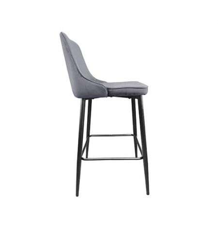 Scaun de bar Clasic Grey HLR 23 +Black Legs