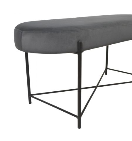 Banchetă Antreu Taco Double Dark Grey