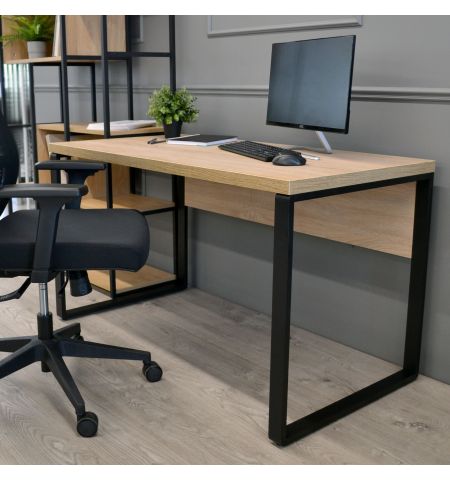 Masa Birou B-130 (130x68) Sonoma/Black