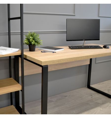 Masa Birou B-130 (130x68) Sonoma/Black