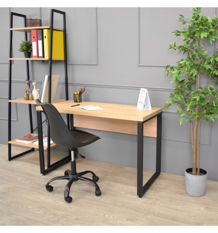 Masa Birou B-120 (120x60)~Sonoma/Black