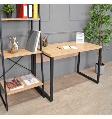 Masa Birou B-120 (120x60)~Sonoma/Black