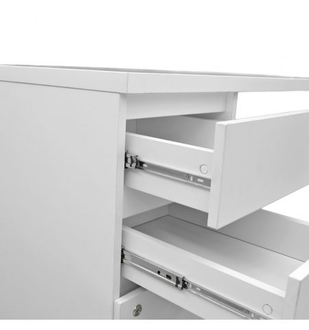 Masa Urban+Box Încorporat White 1500×680 (Box partea dreaptă)