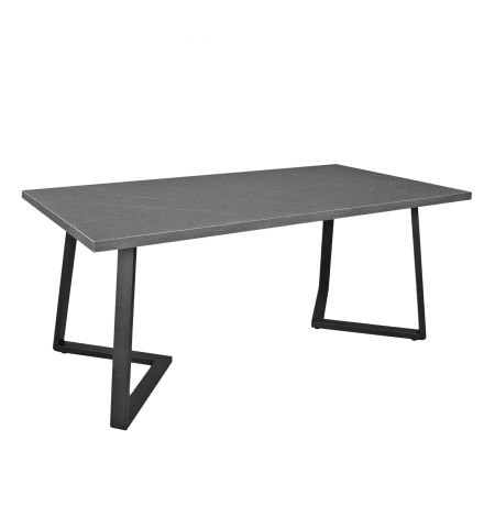 Masă FRIDA Marmură Neagră+Black Legs 180×90