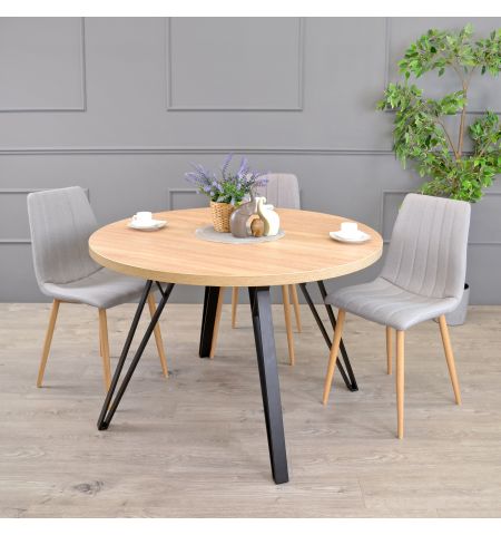 Masă TOKYO Rondo Sonoma Ø130