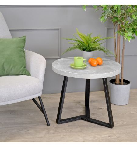 Măsuță Cafea CALIPSO Beton Ø60