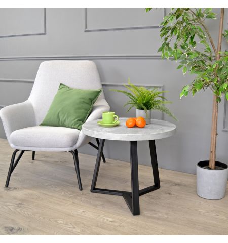 Măsuță Cafea CALIPSO Beton Ø60