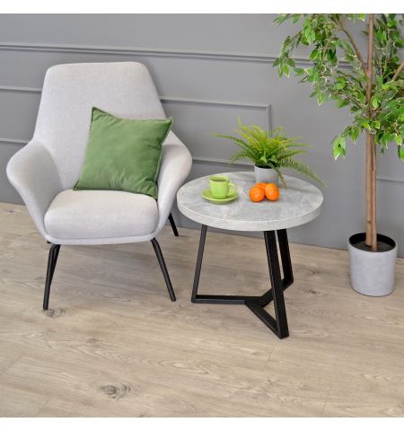 Măsuță Cafea CALIPSO Beton Ø60