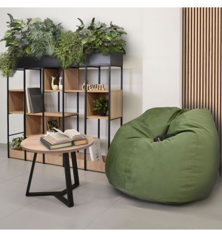 Fotoliu puf Bean Bag Color/Stofă Ø 95 Green