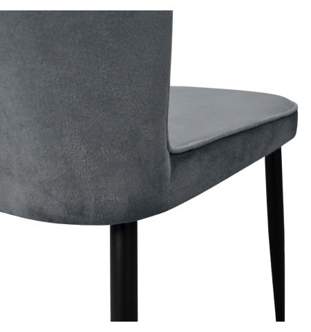 Scaun Tusk Catifea Grey HLR 21 + Black Legs