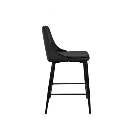 Scaun de Bar Clasic Small Black HLR66 +Black Legs