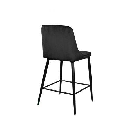 Scaun de Bar Clasic Small Black HLR66 +Black Legs