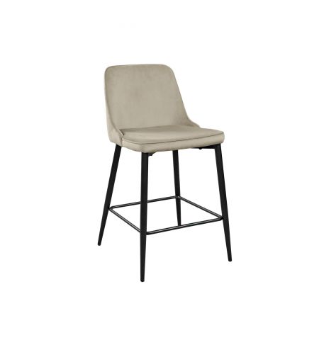 Scaun de Bar Clasic Small Beige HLR7+Black Legs