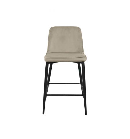 Scaun de Bar Clasic Small Beige HLR7+Black Legs