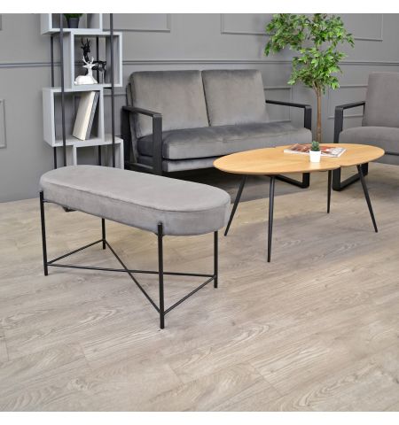 Banchetă Antreu Taco Double Dark Grey