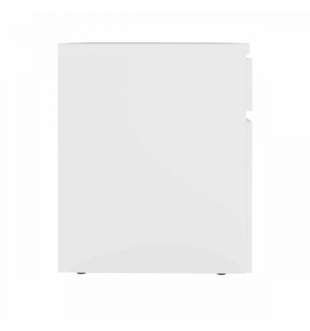 Masa Birou+BOX încorporat Dreapta 1200×600 White/White