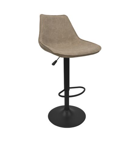 Scaun Bar Sb-39 Beige Black Leg
