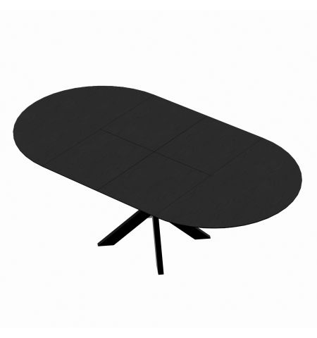 Masa Nova Furnir Black Top+Black Legs