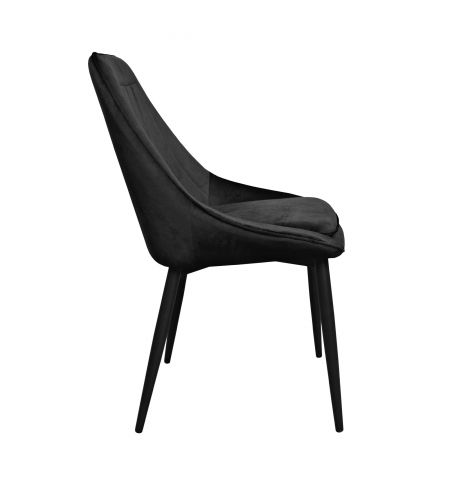 Scaun Florida Catifea Black HLR66