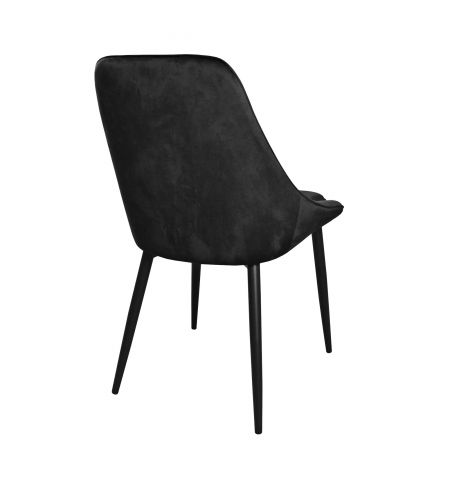 Scaun Florida Catifea Black HLR66