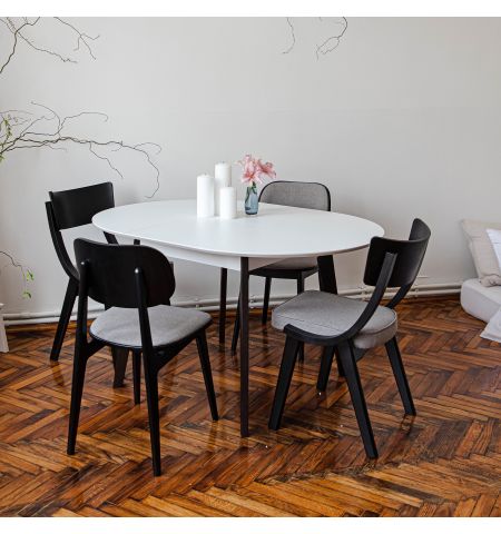 Scaun LULA Stofa (Rush 93)+Black Legs