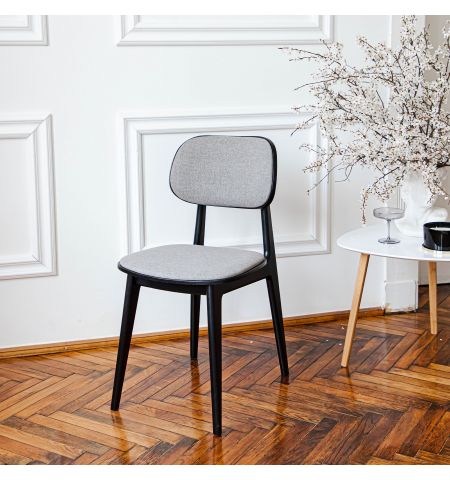 Scaun LULA Stofa (Rush 93)+Black Legs