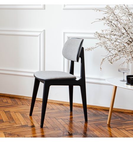 Scaun LULA Stofa (Rush 93)+Black Legs