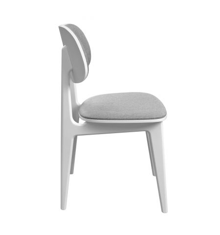 Scaun LULA Stofa (Malmo 90)+White Legs