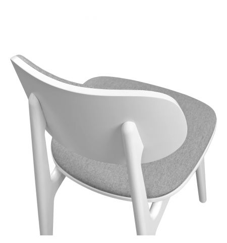 Scaun LULA Stofa (Malmo 90)+White Legs