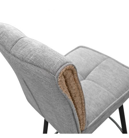 Scaun de bar Lorenz Grey