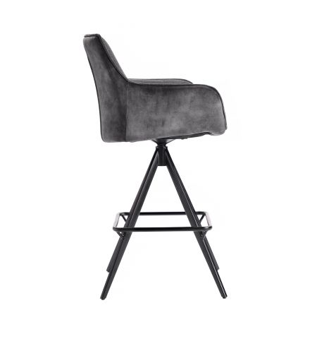 Fotoliu Bar QUEEN Anthracite