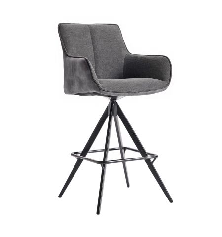 Fotoliu Bar QUEEN Anthracite