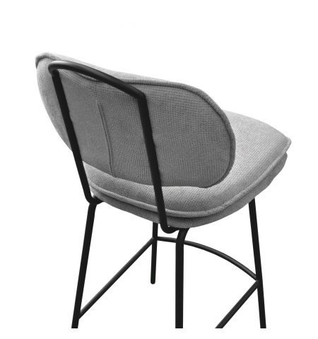 Scaun Bar SOLOMON Grey