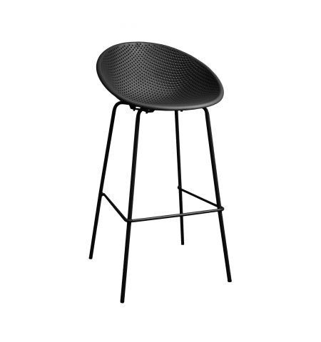 Scaun de bar CASTOR Black