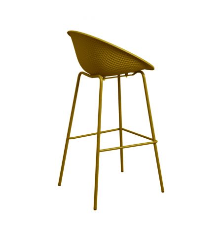 Scaun de bar CASTOR Yellow