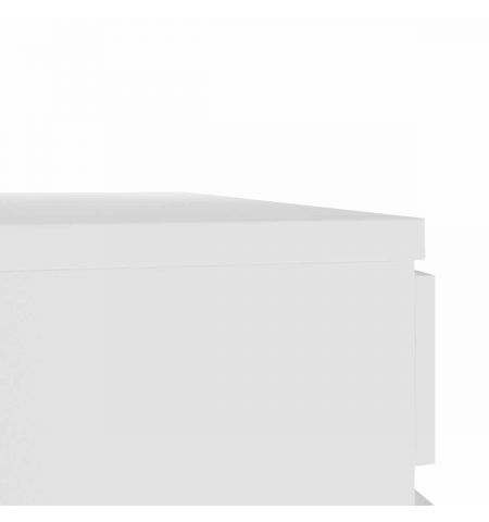 Masa Birou+BOX încorporat Stânga1200×600 White/White