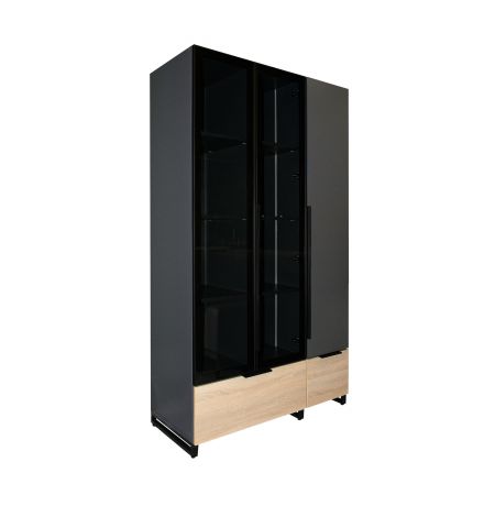 Dulap cu rame de aluminiu și iluminare LED